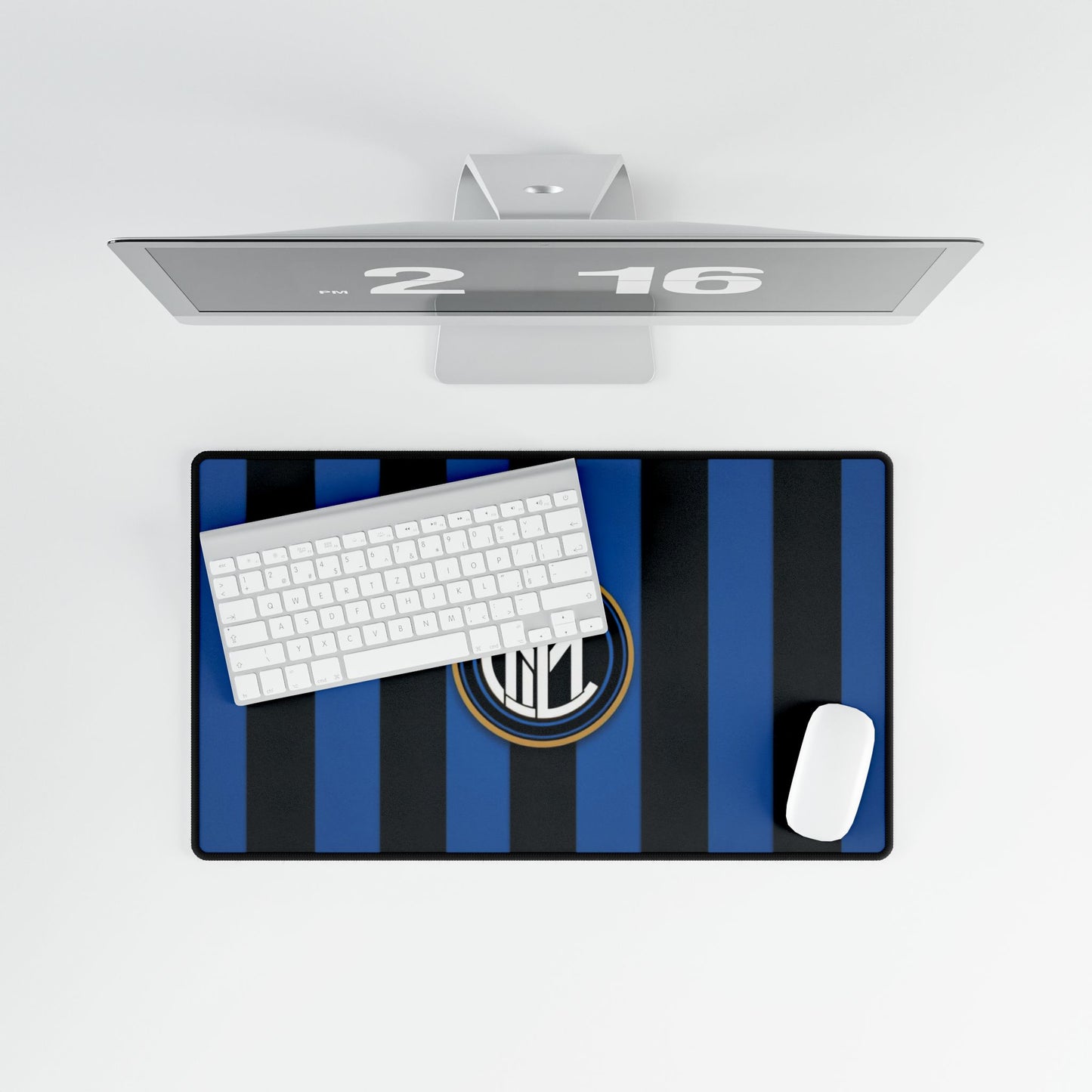 Inter Milan Desk Mat - Perfect for Gamers, Home Offices, Sports Fans, Great Gift for Birthdays, Graduation, Holidays