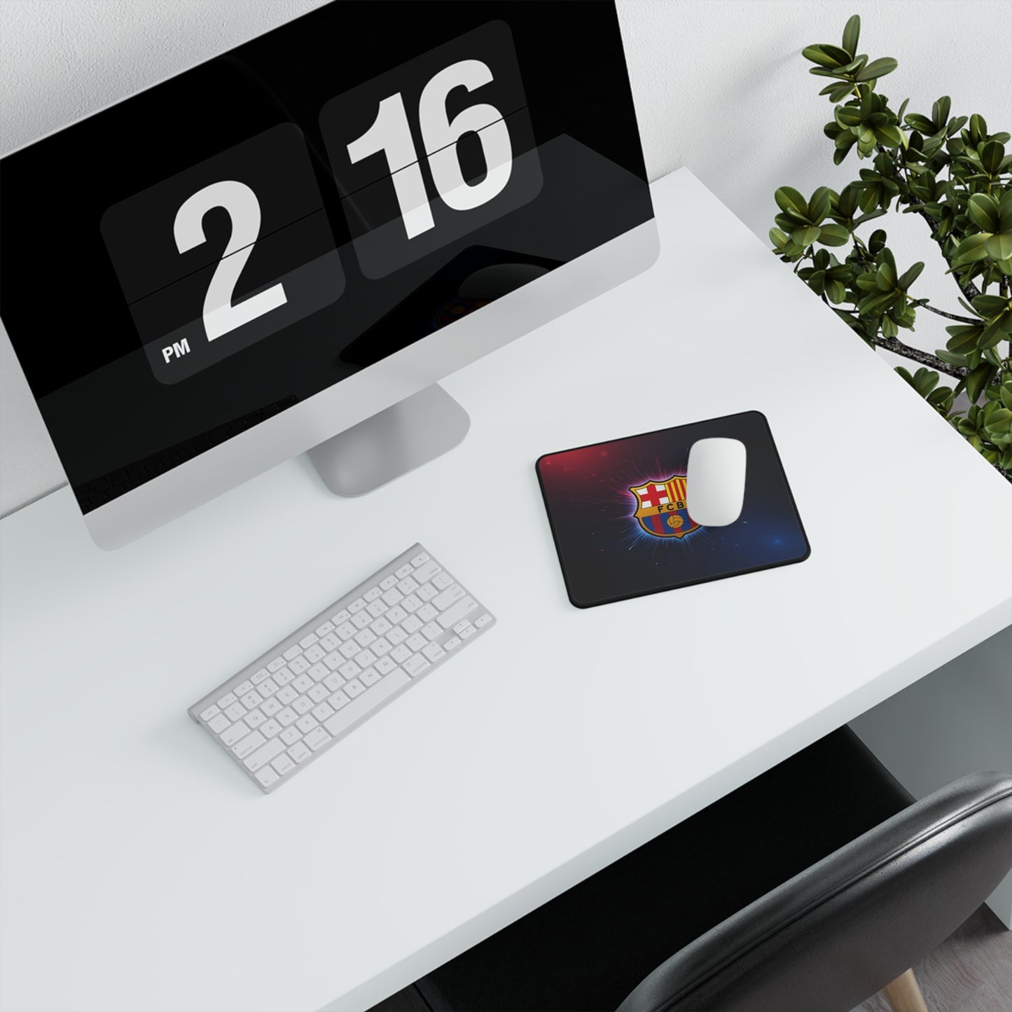 Gift for every Barca Fan, Gaming Desk Mat with Non-Slip Base, Ideal for Gamers, Gift for Holidays & Birthdays, Gaming Setup Essentials