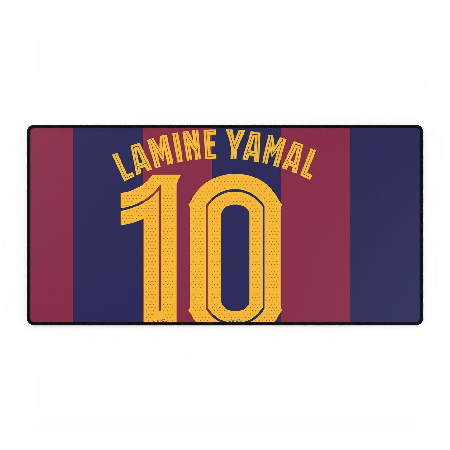 Yamal Barcelona Jersey T-Shirt Desk Mats, Football Fan Merch, Soccer Tee, Sportswear, Team Apparel, Athletic Top
