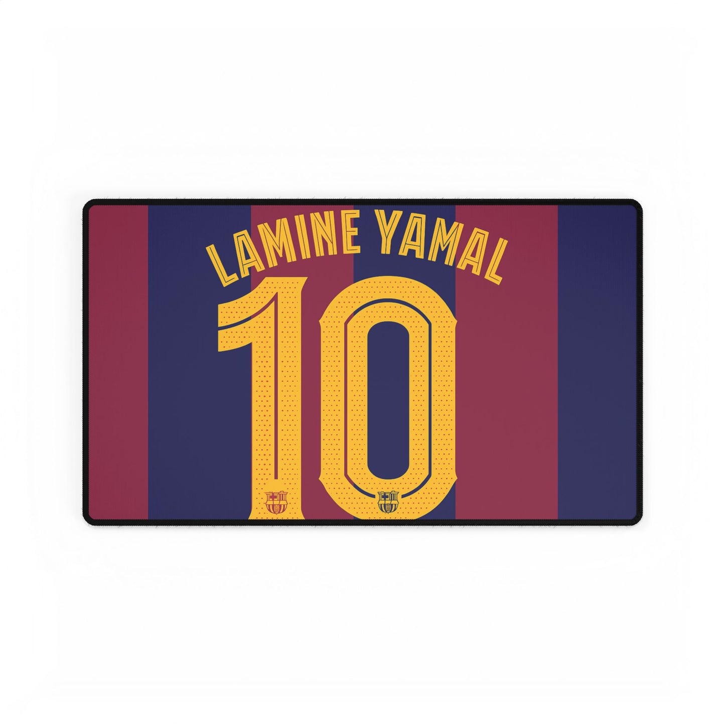 Yamal Barcelona Jersey T-Shirt Desk Mats, Football Fan Merch, Soccer Tee, Sportswear, Team Apparel, Athletic Top