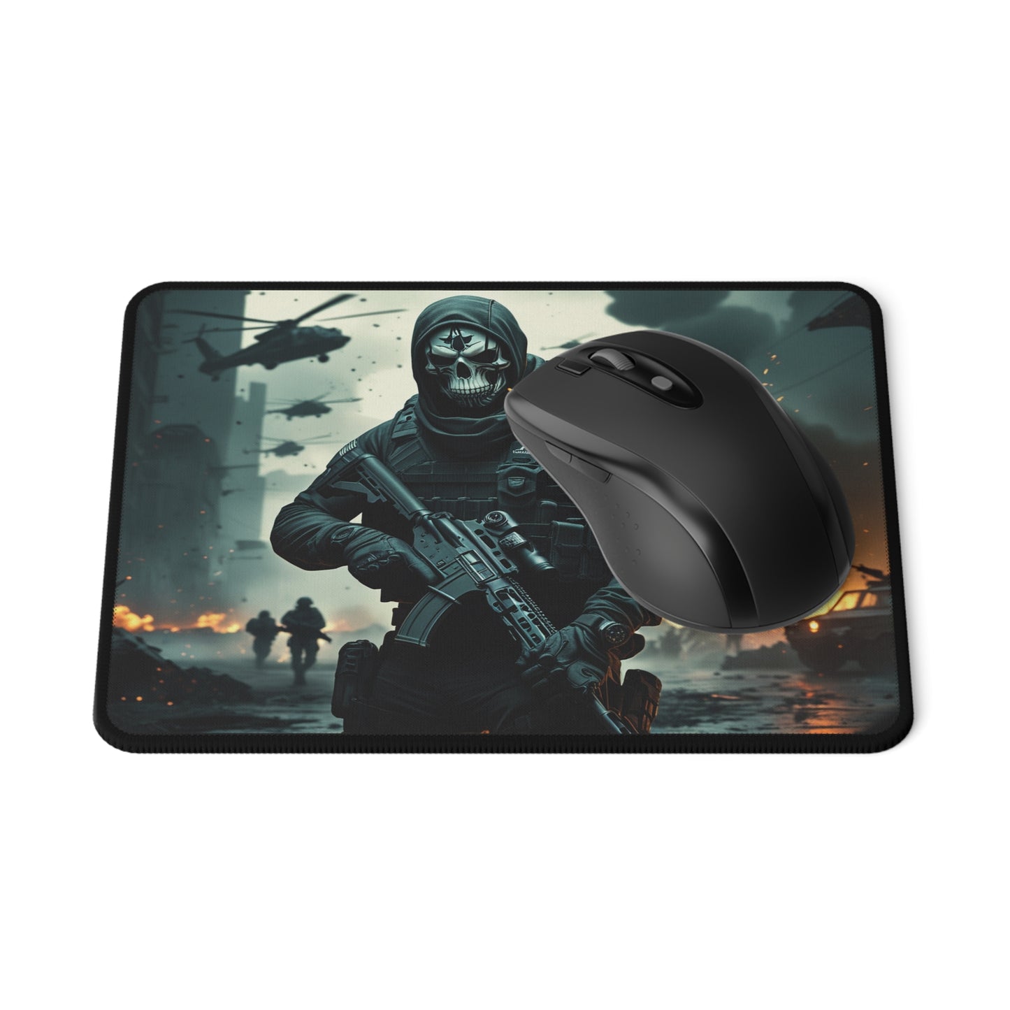 The Happiness of The COD player, Gaming Mouse Pad with Tactical Design, Non-Slip Gaming Mat, Cool Gamer Gift, Desk Accessory for Gamers!