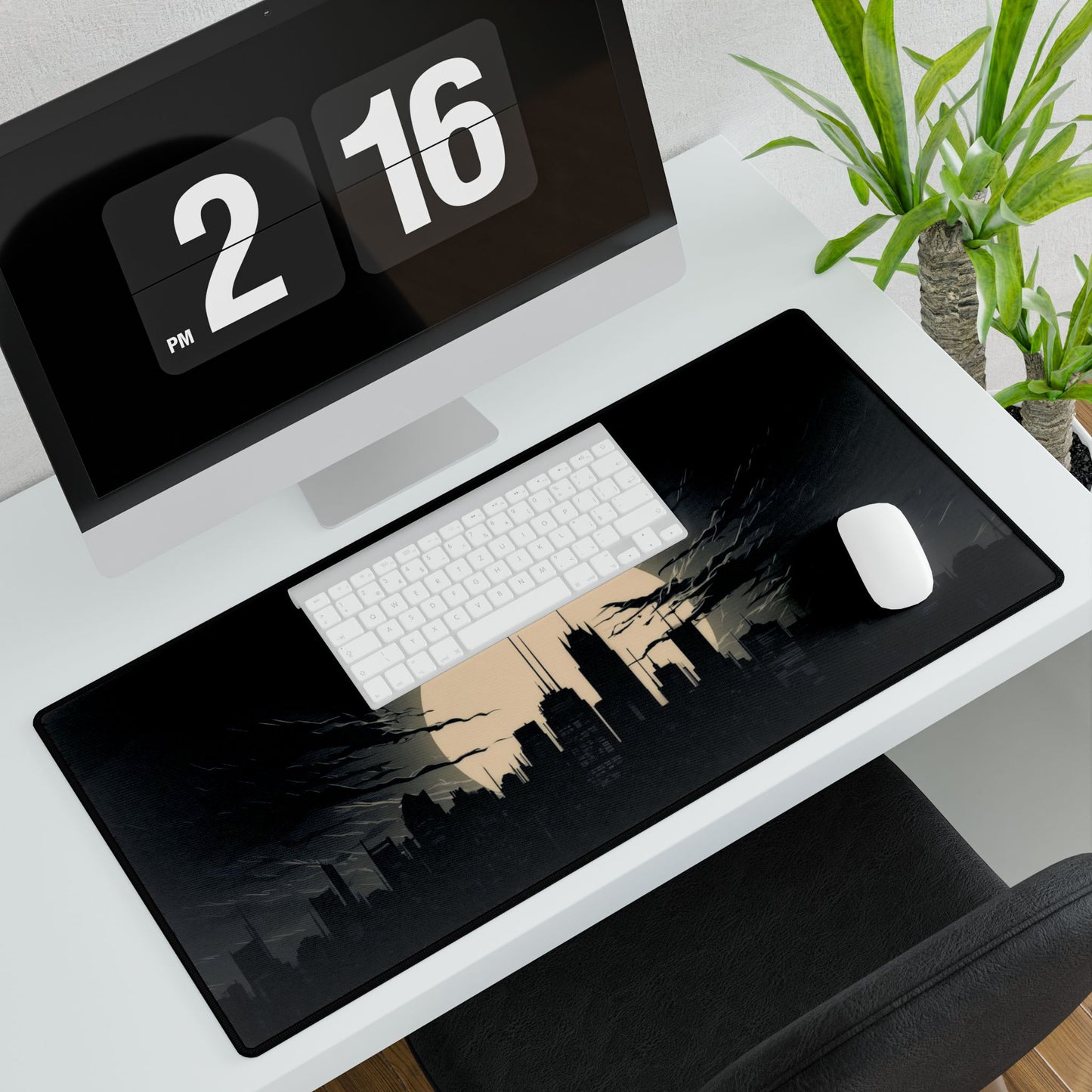 Batman Desk Mat | Gaming Desk Pad, Black Desk Mat, Office Decor, Unique Gift for Fans, Study Desk Accessories, Superhero Decor