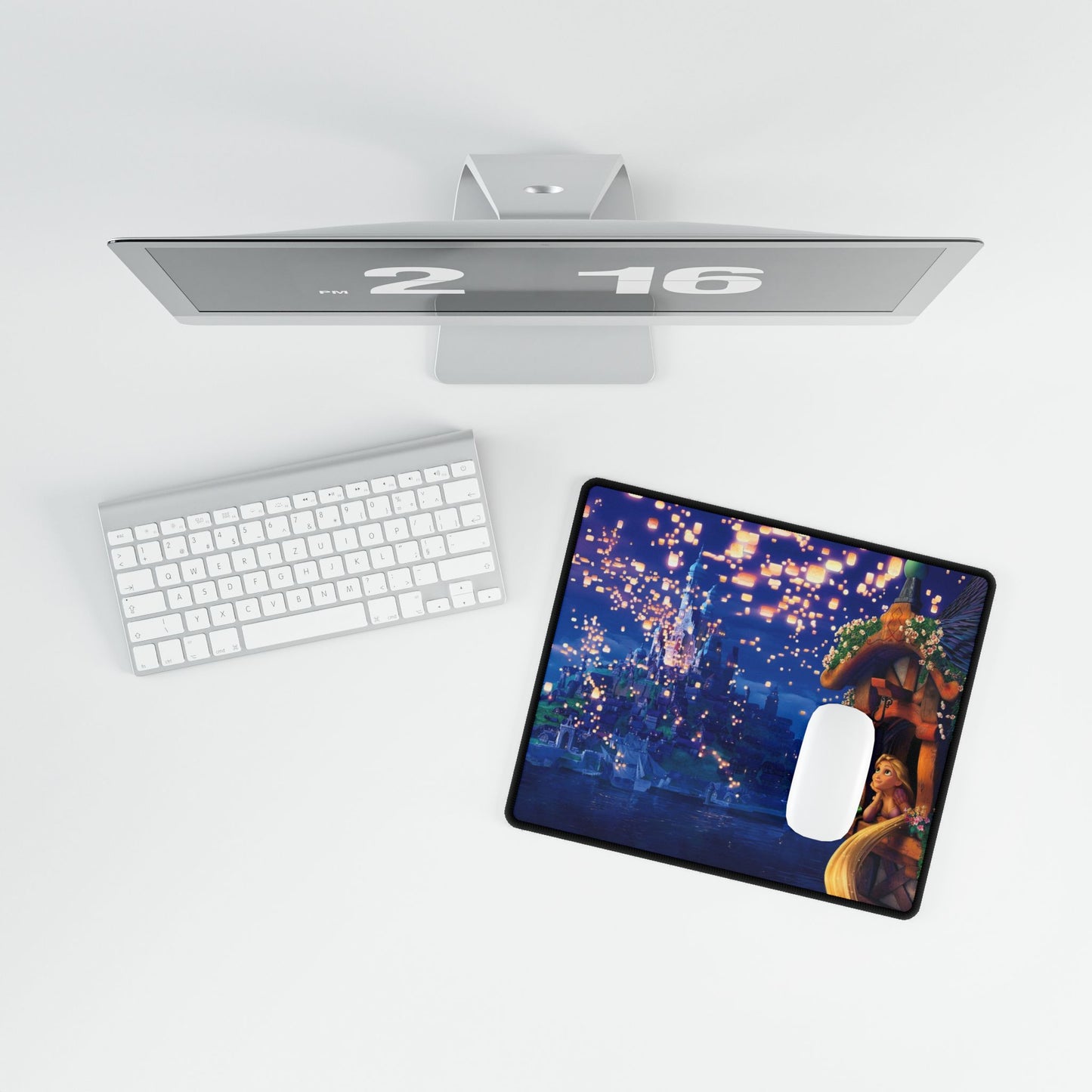 Rpunzel's World, Whimsical Fairy Tale Desk Mat | Soft Gaming ,Office Mouse Pad | Gift for Kids & Adults | Home Decor Unique Desk Accessory