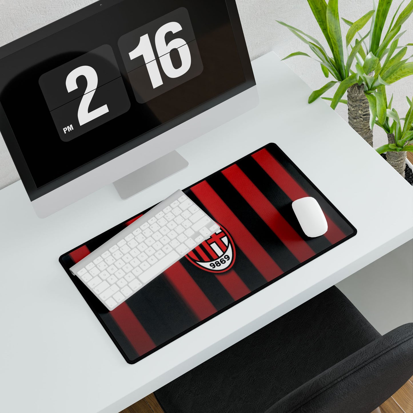 AC Milan Desk Mat - Gaming, Work, Office Decor, Fan Merchandise, Desk Accessories