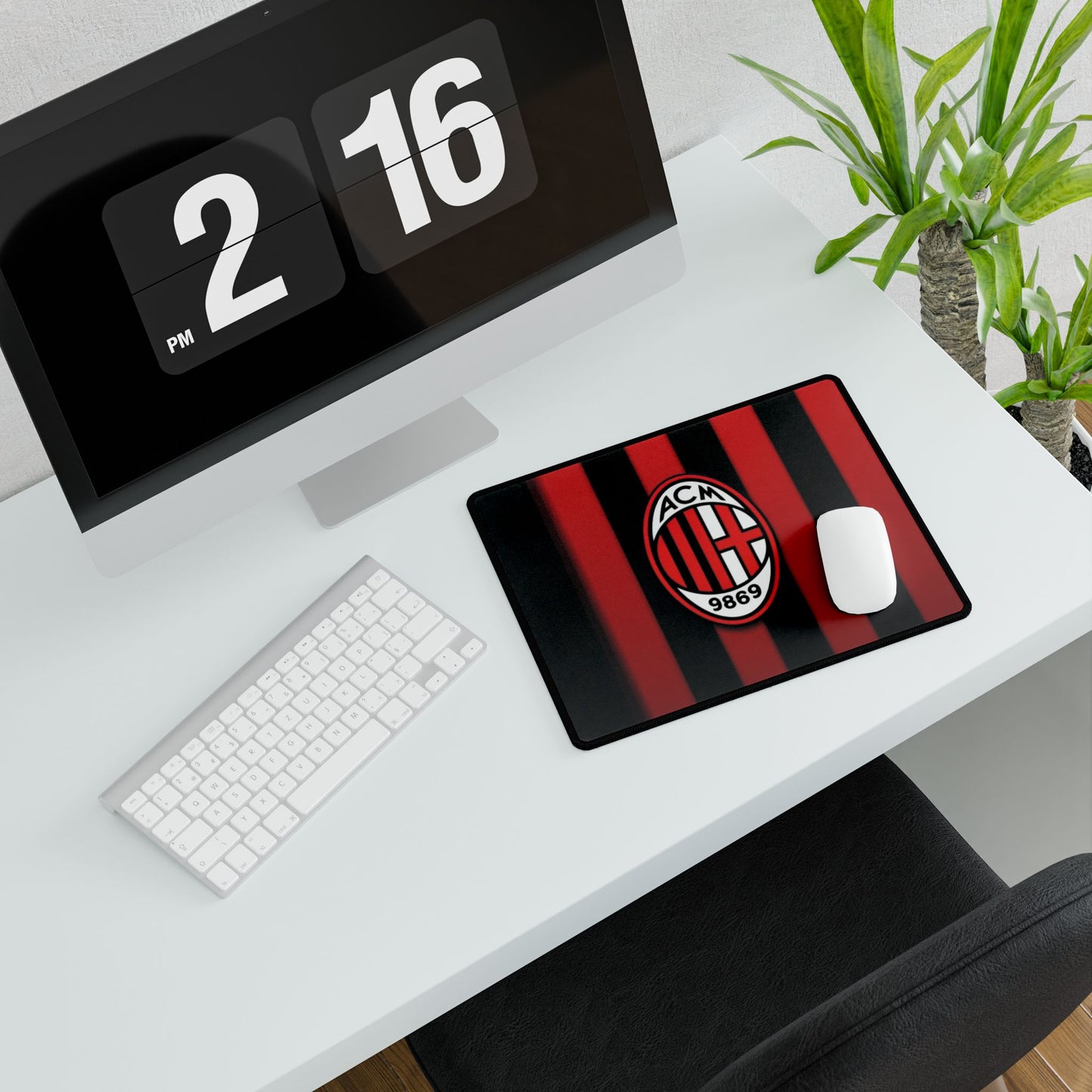 AC Milan Desk Mat - Gaming, Work, Office Decor, Fan Merchandise, Desk Accessories