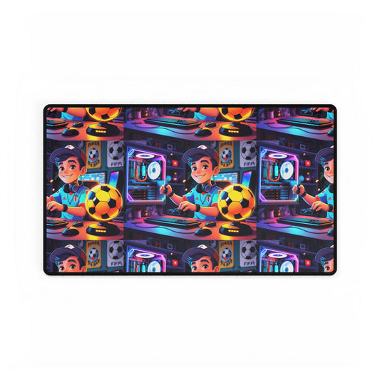 Colorful Gamer Desk Mat - Perfect for Gaming Stations, Home Offices, Study Spaces, and Back to School Essentials, Fun and Functional