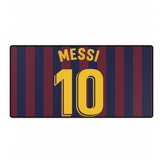 LM10 Barcelona Mousepad - Smooth Precise Desk Mat for Gamers Football Fans,  Messi Legacy, Legendary Touch, Premium Setup