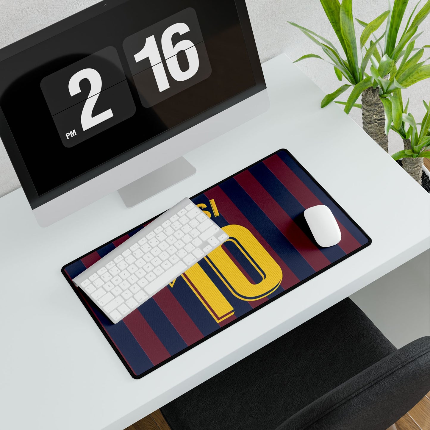 LM10 Barcelona Mousepad - Smooth Precise Desk Mat for Gamers Football Fans,  Messi Legacy, Legendary Touch, Premium Setup