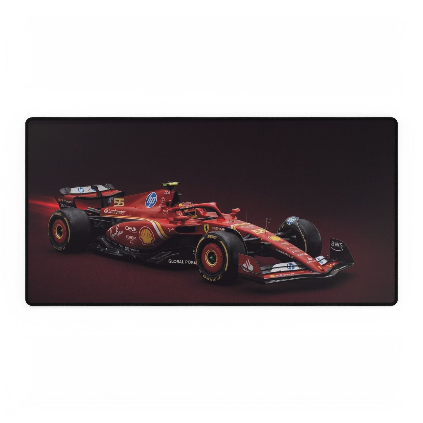 Formula 1 Ferrari Car  Mat — Luxury Racing Beast Design