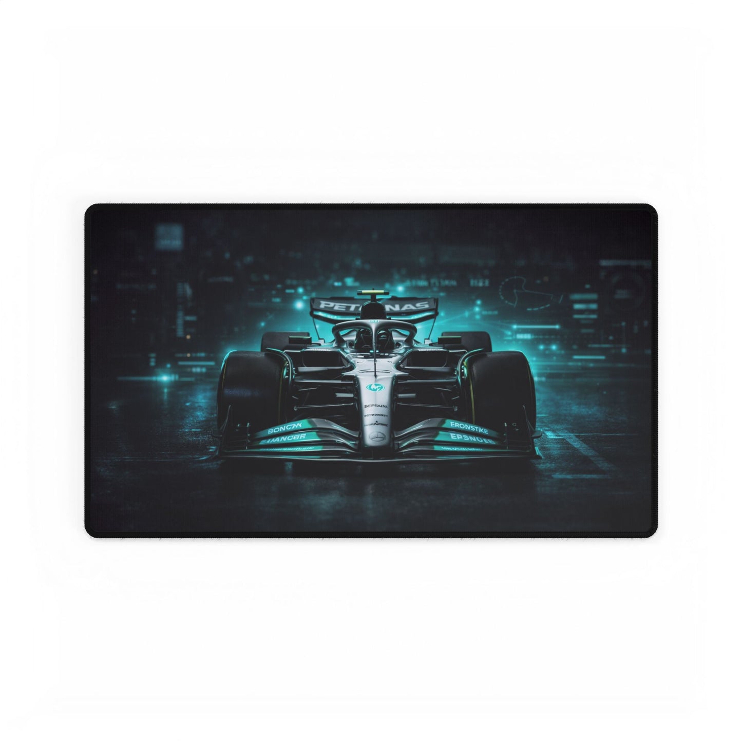 Formula 1 Mercedes Rocket Race Car Desk Mat
