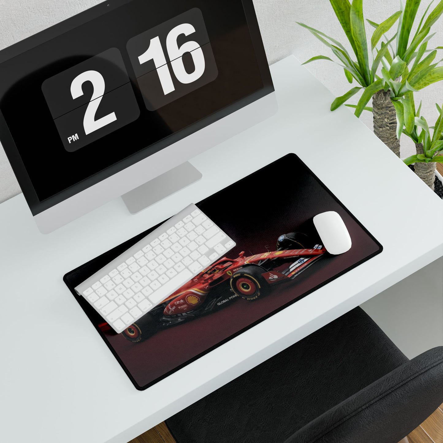 Formula 1 Ferrari Car  Mat — Luxury Racing Beast Design