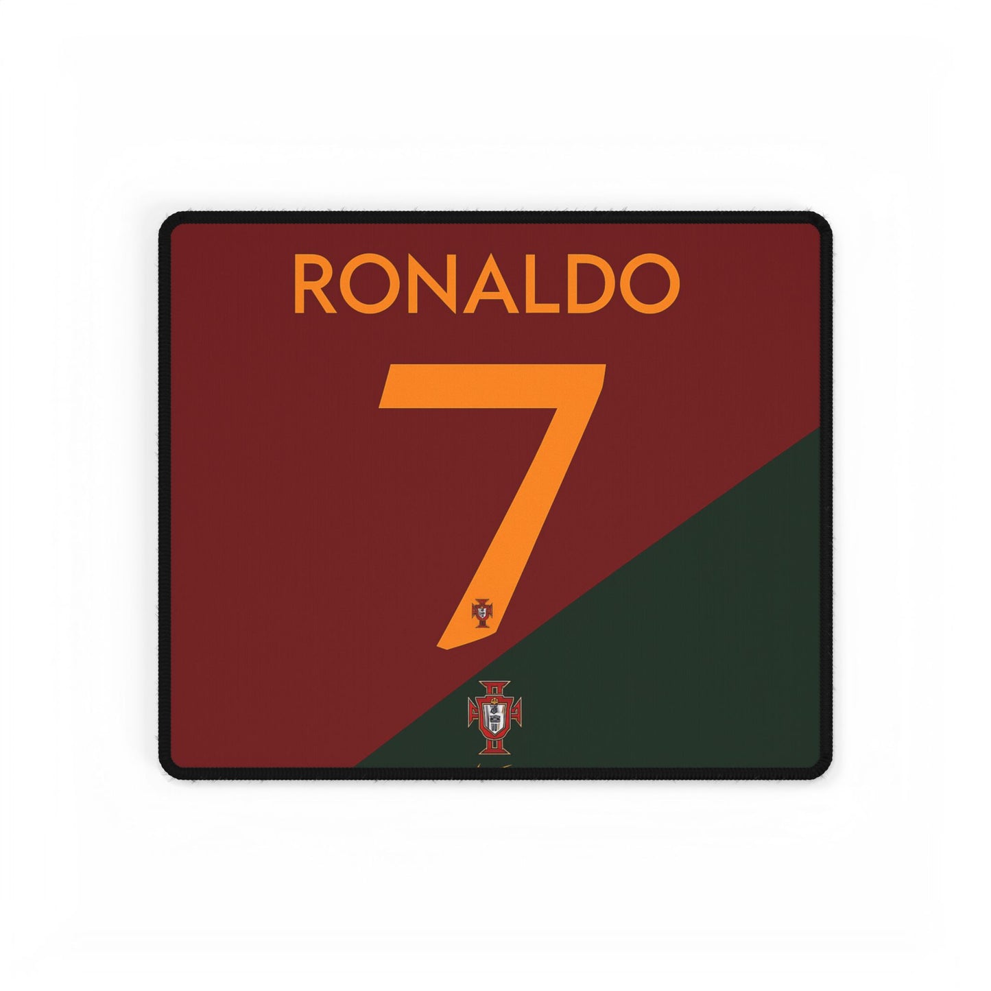 Mouse Pad, Desk Mat featuring cR7 in Portugal Jersey, Non-Slip Rubber Gaming Mat, CR7 Football Fan Gift, Soccer Mousepad,