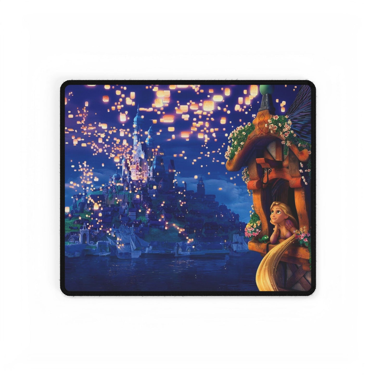 Rpunzel's World, Whimsical Fairy Tale Desk Mat | Soft Gaming ,Office Mouse Pad | Gift for Kids & Adults | Home Decor Unique Desk Accessory
