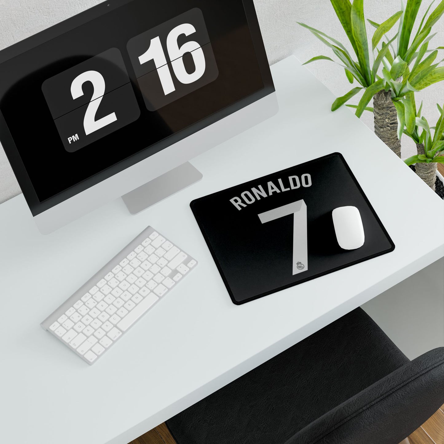 Soccer Mouse Pad, CR7 Desk Mat, Football Gaming Mat, Sports Desk Decor, Non-Slip Mousepad, Office Accessories