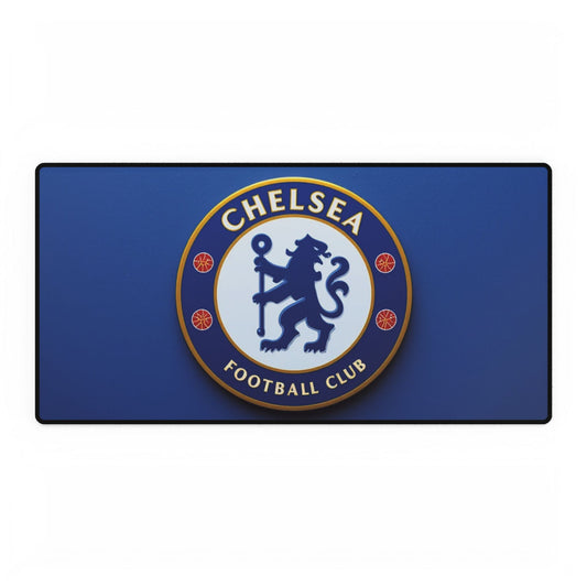 Chelsea Football Club Desk Mat - Gaming, Office Decor, Gift for Fans, Custom Desk Accessories, Mouse Pad