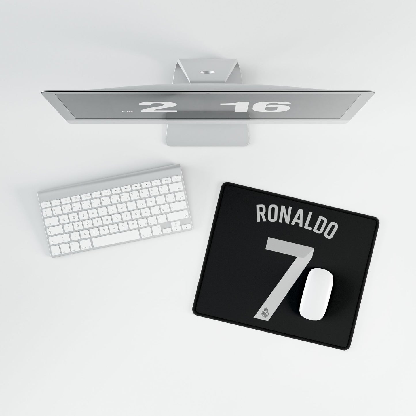 Soccer Mouse Pad, CR7 Desk Mat, Football Gaming Mat, Sports Desk Decor, Non-Slip Mousepad, Office Accessories