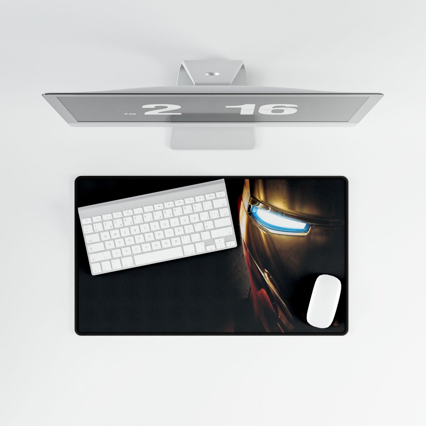 Marvel-Inspired Desk Mat - Gaming, Office Decor, Mouse Pad, Gift for Him, Iron Man Design