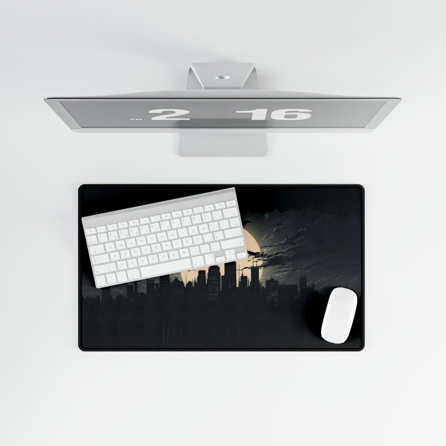 Batman Desk Mat | Gaming Desk Pad, Black Desk Mat, Office Decor, Unique Gift for Fans, Study Desk Accessories, Superhero Decor