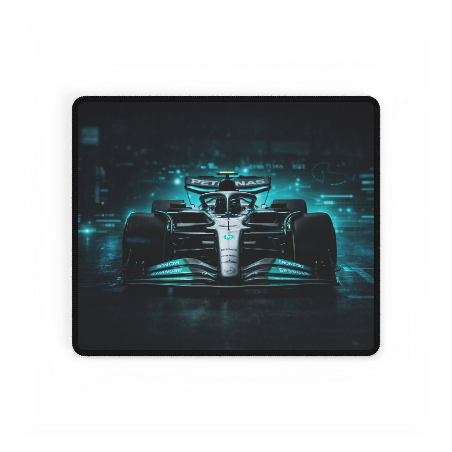 Formula 1 Mercedes Rocket Race Car Desk Mat