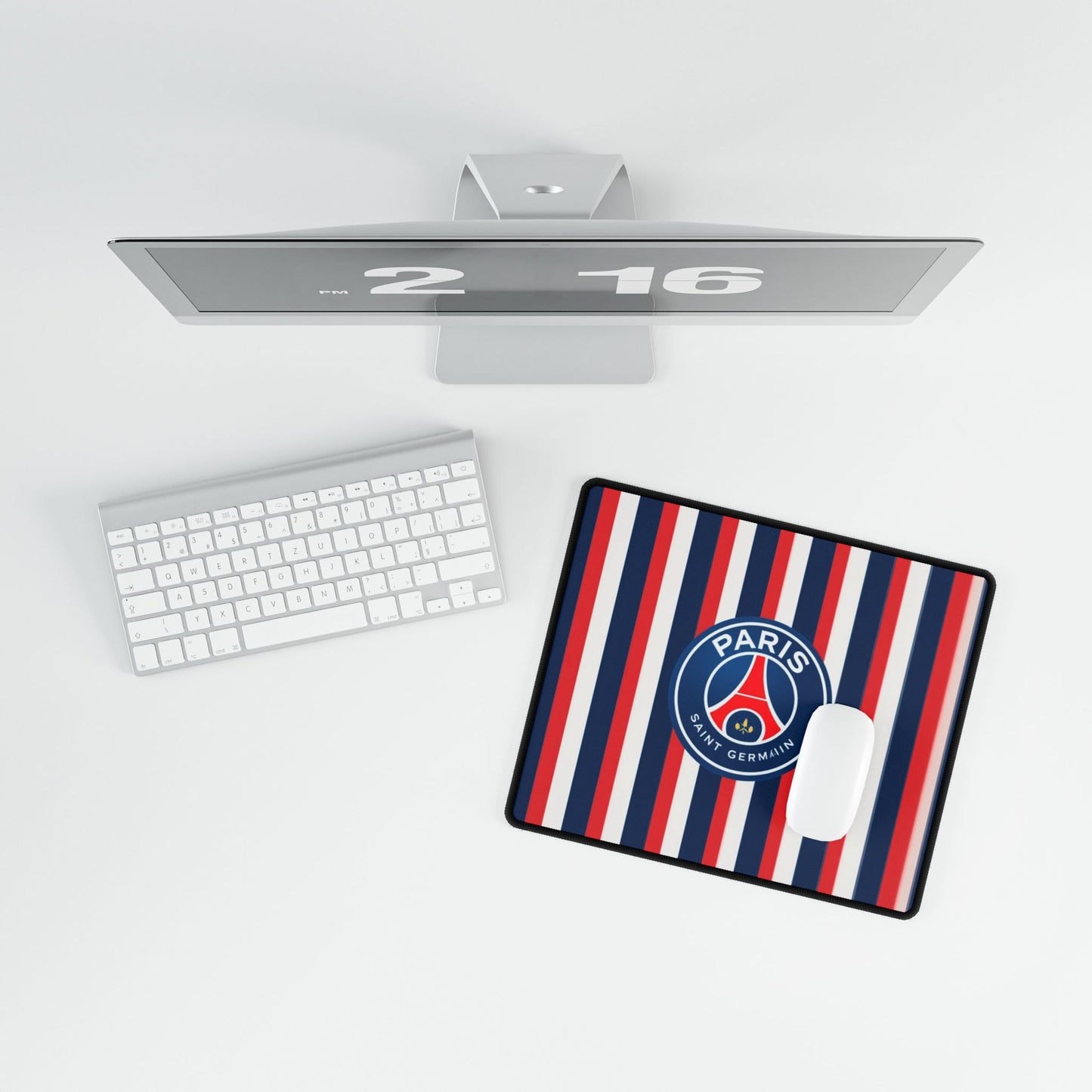 Paris Saint Germain-Themed Desk Mat, Office Accessory, Home Decor, Gift for Students, Stylish Desk Organization