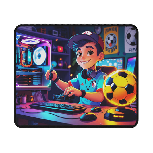 Non-Slip Gaming Mouse Pad for Gamers, Perfect Gift for your "Football fan",  Gaming Decor, Soccer Theme Mousepad, Perfect Gift for Gamers,