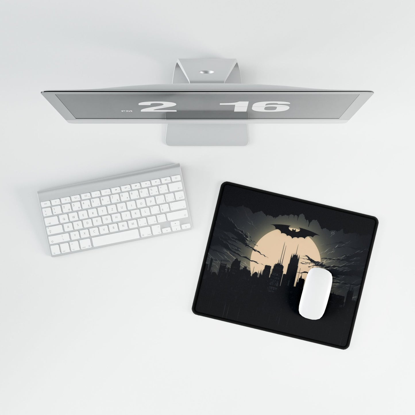 Batman Desk Mat | Gaming Desk Pad, Black Desk Mat, Office Decor, Unique Gift for Fans, Study Desk Accessories, Superhero Decor