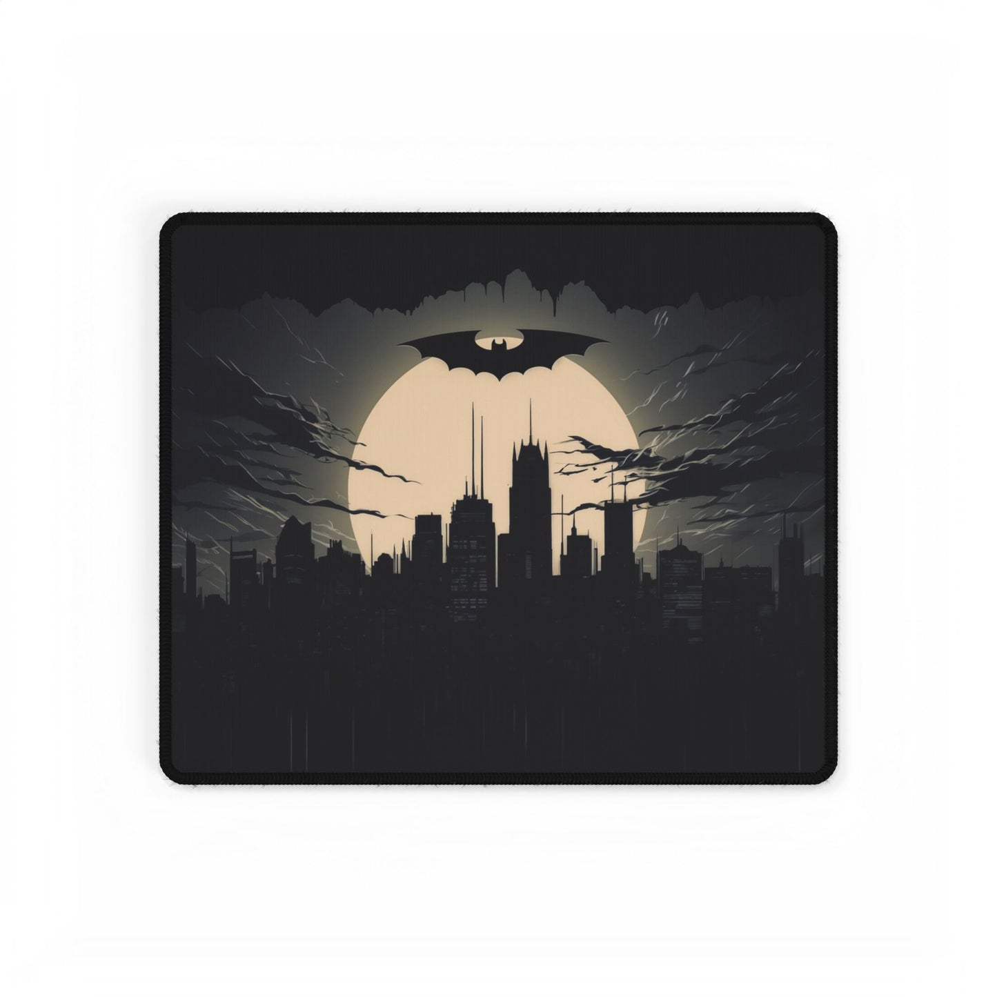 Batman Desk Mat | Gaming Desk Pad, Black Desk Mat, Office Decor, Unique Gift for Fans, Study Desk Accessories, Superhero Decor