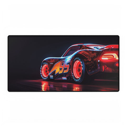 Ka-Chow 95, Vibrant Racing Car Desk Mats for Gamers, Gaming Accessories, Gift for Speed Enthusiasts, Kids Room Decoration