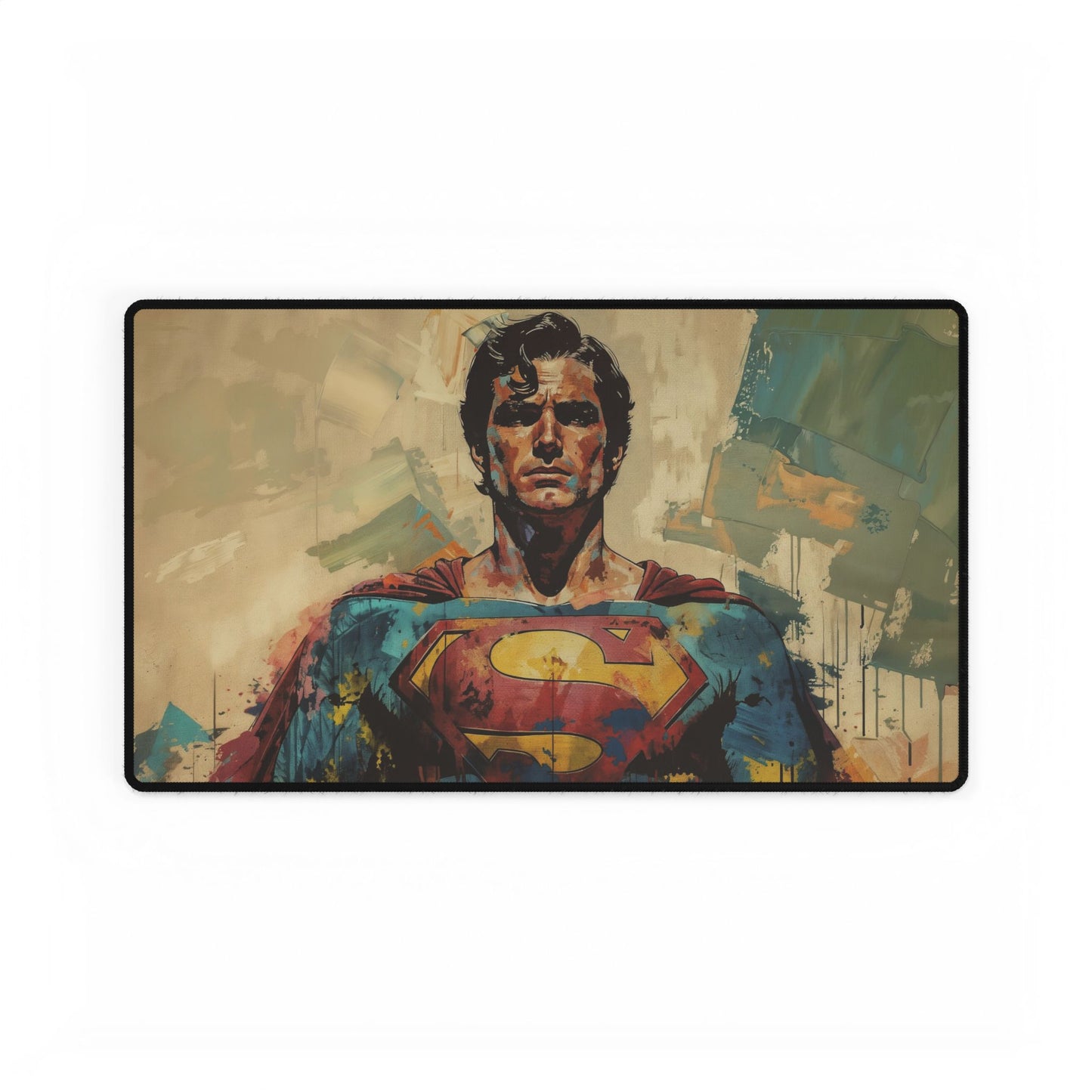 Superman Desk Mat, Gaming Mouse Pad, Office Decor, Unique Gift for Him, Desk Accessories