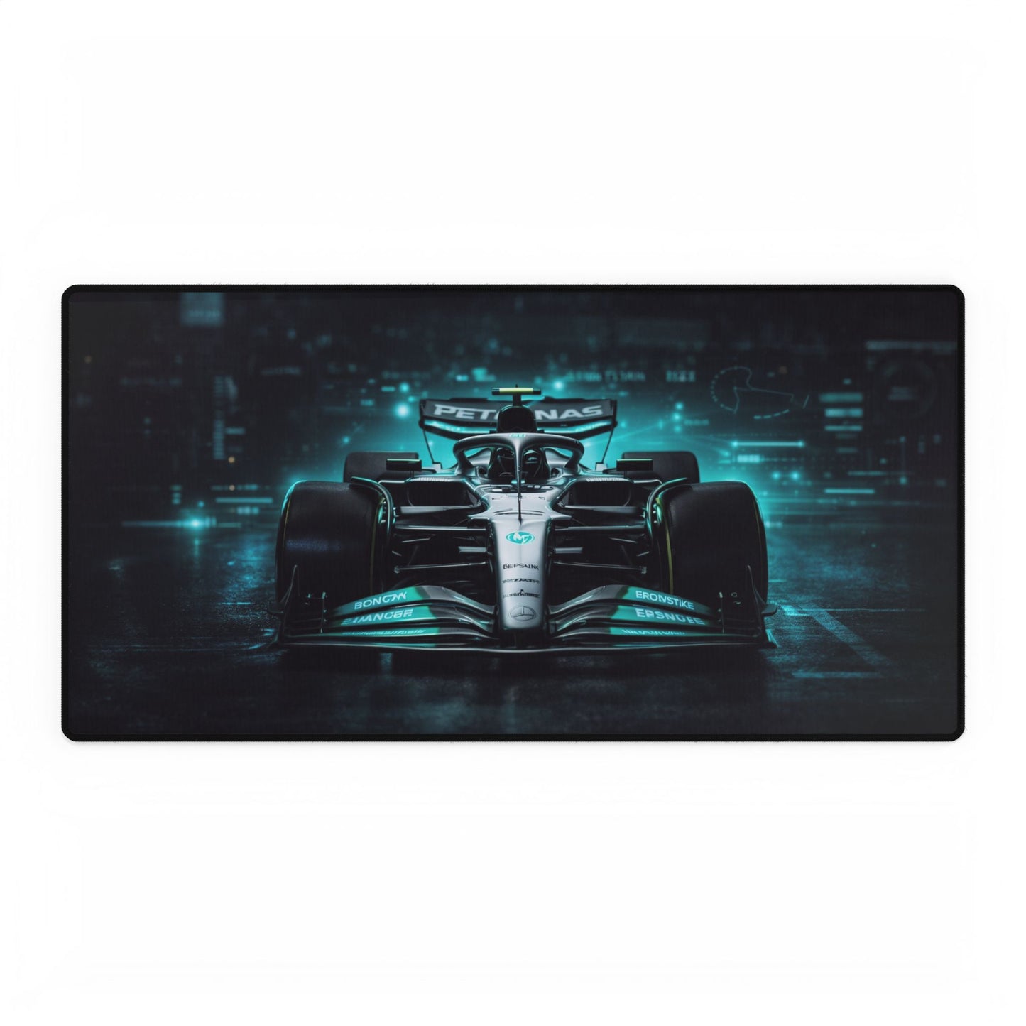 Formula 1 Mercedes Rocket Race Car Desk Mat