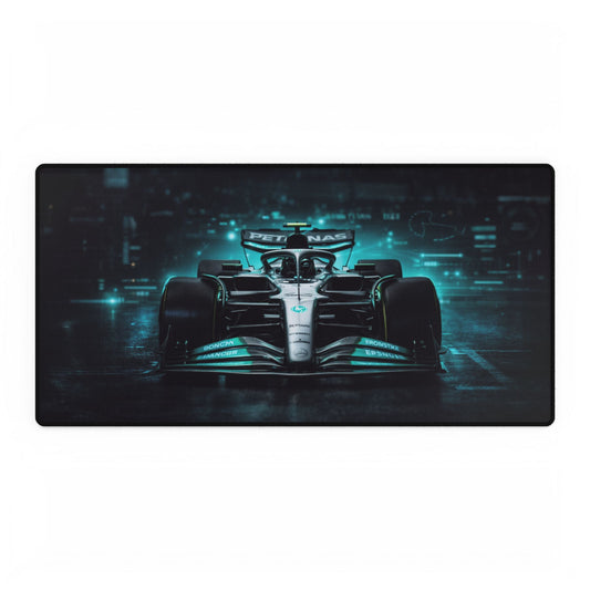 Formula 1 Mercedes Rocket Race Car Desk Mat