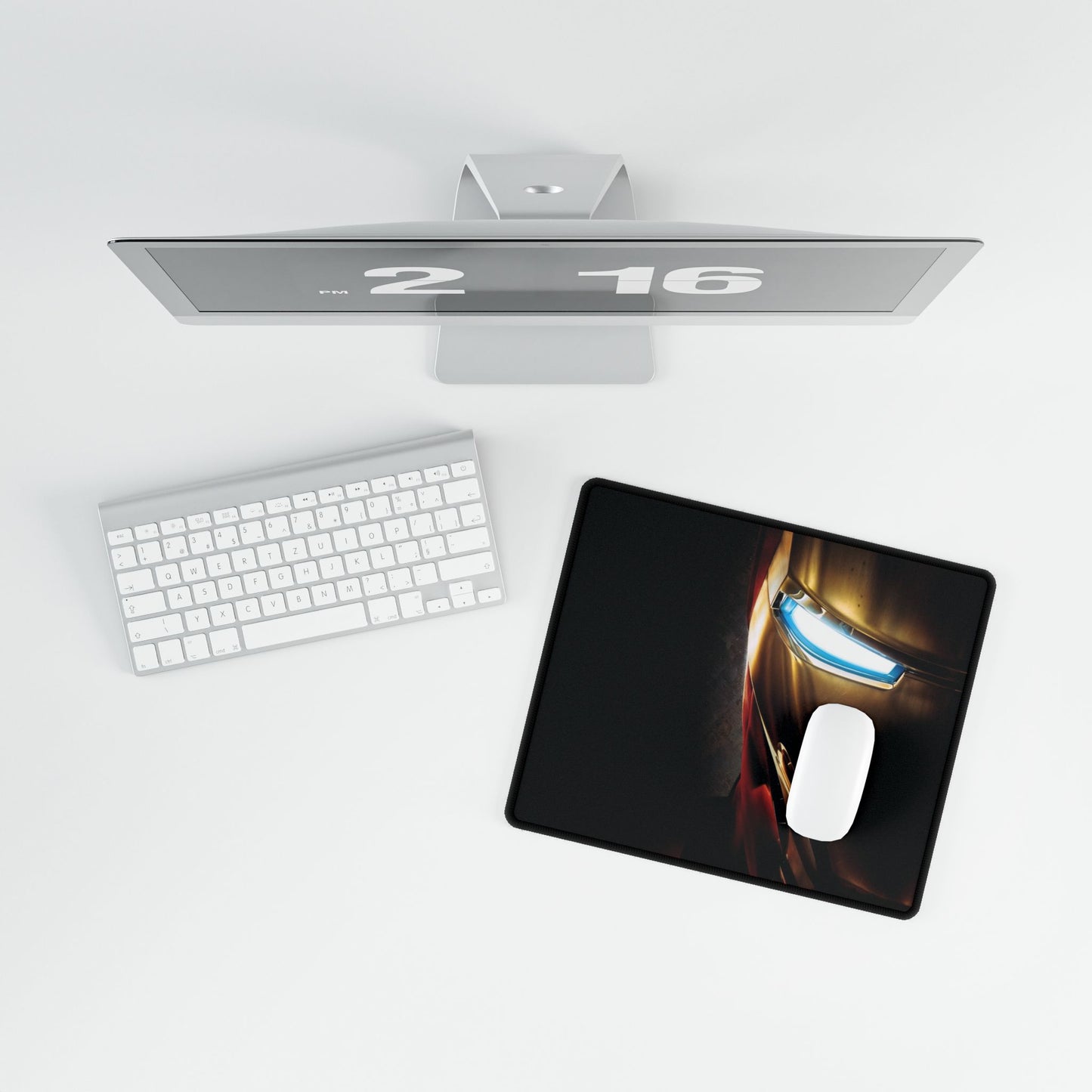 Marvel-Inspired Desk Mat - Gaming, Office Decor, Mouse Pad, Gift for Him, Iron Man Design