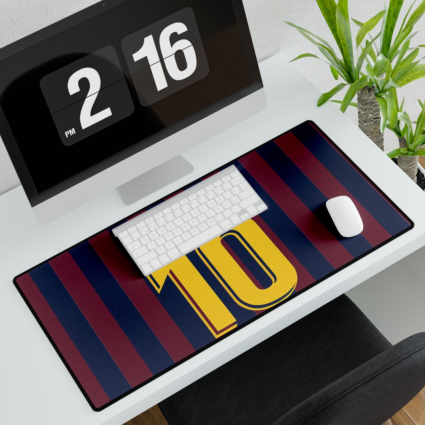 LM10 Barcelona Mousepad - Smooth Precise Desk Mat for Gamers Football Fans,  Messi Legacy, Legendary Touch, Premium Setup
