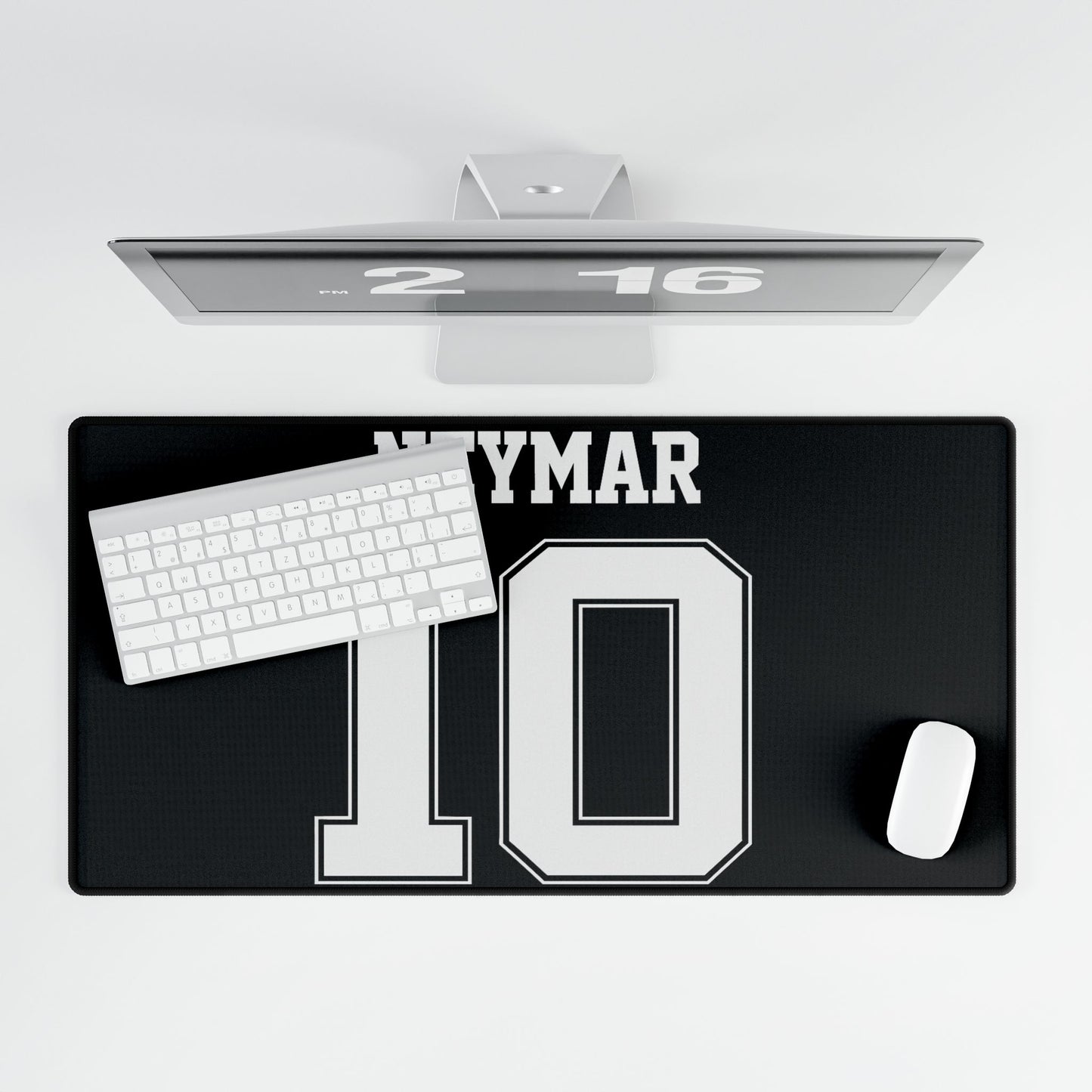 NJ10  Inspired Desk Mat, Football Mouse Pad for Work and Play, Soccer Gaming Mat, Sports Desk Accessory, Creative Workspace Decor, Non-Slip