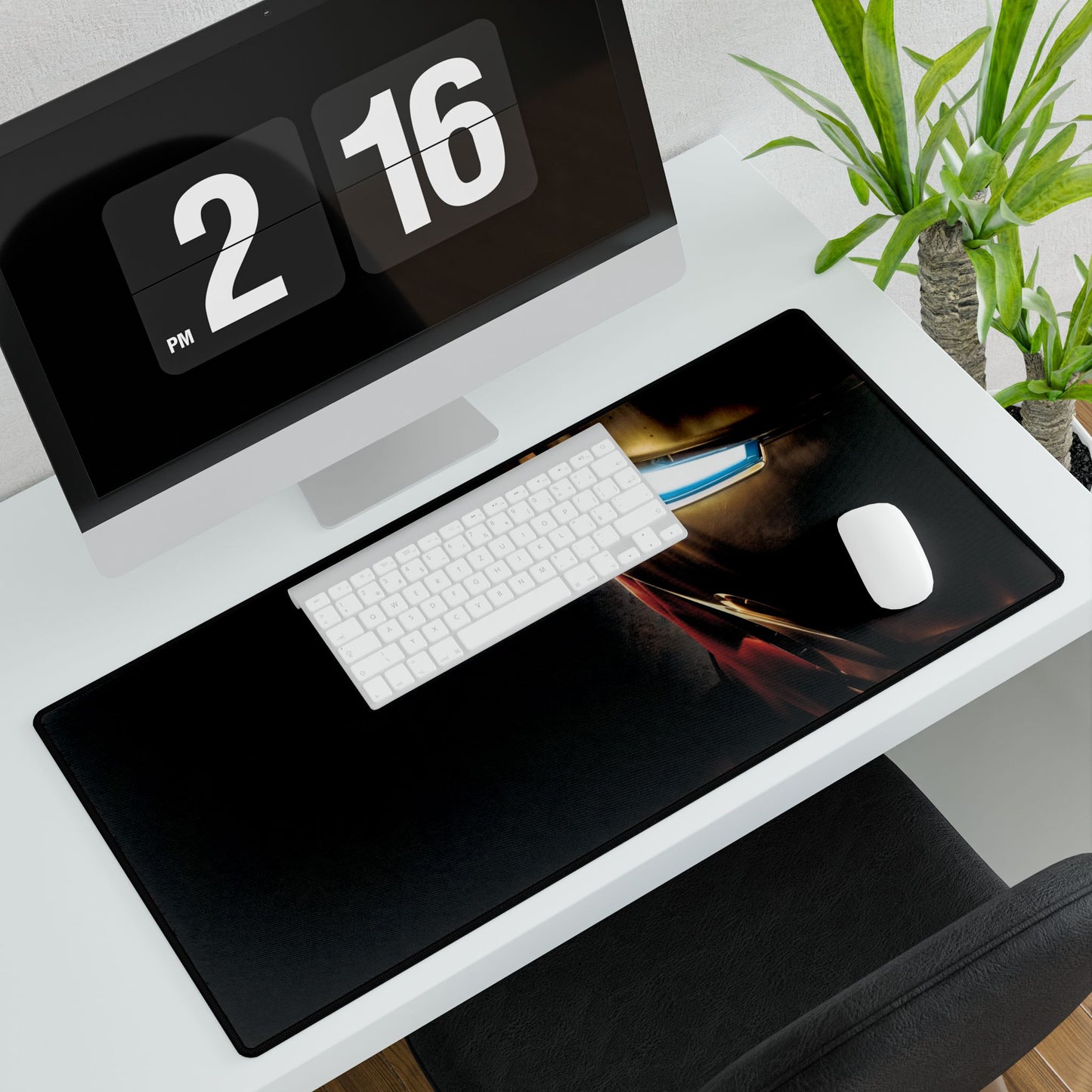 Marvel-Inspired Desk Mat - Gaming, Office Decor, Mouse Pad, Gift for Him, Iron Man Design