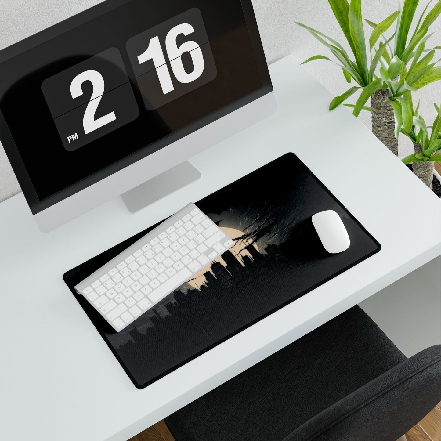 Batman Desk Mat | Gaming Desk Pad, Black Desk Mat, Office Decor, Unique Gift for Fans, Study Desk Accessories, Superhero Decor