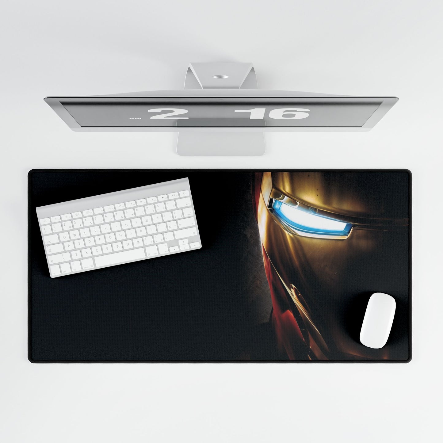 Marvel-Inspired Desk Mat - Gaming, Office Decor, Mouse Pad, Gift for Him, Iron Man Design